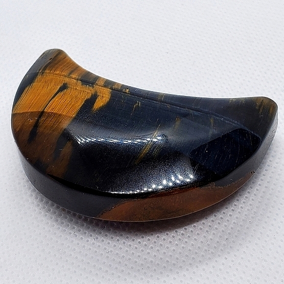 Tiger Eye Multi Colored Yellow, Dark Blue Beautiful Crystal Gemstone 61g - Picture 9 of 16